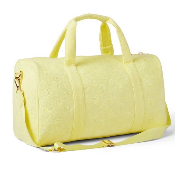 Stoney Clover Lane x Target Terry Cloth Embossed Palm Trees Duffle Bag - Picture 2 of 4